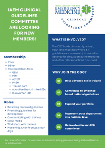 CGC Call for Members